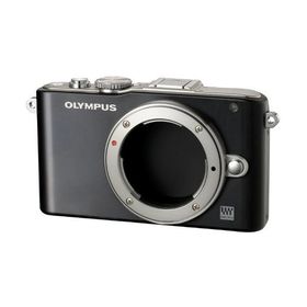 OLYMPUS ミラーレス一眼 PEN Lite E-PL3 ボディ ブラック E-PL3 BODY BLK(中古品)