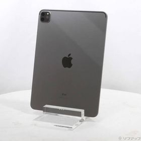 〔中古〕Apple(アップル) iPad Pro 11インチ 第3世代 128GB スペースグレイ MHQR3J／A Wi-Fi〔269-ud〕