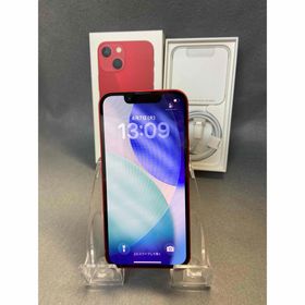 美品 国内版 SIMフリー iPhone13mini 128GB レッド色(スマートフォン本体)