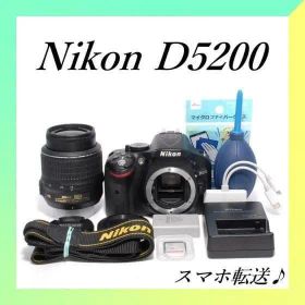 ✨NIKON D5200✨シングルレンズ✨ショット数少✨初心者モデル✨一眼レフ