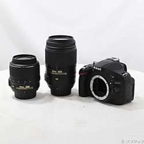 〔中古品〕 NIKON D5200 ダブルズームキット ブラック (2410万画素／SDXC)〔中古品〕 NIKON D5200 ダブルズームキット ブラック (2410万画素／SDXC)