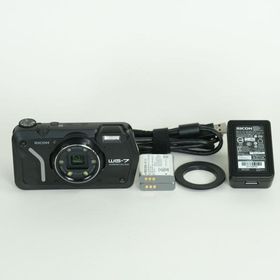 [美品 | バッテリー2個付] RICOH WG-7 ブラック | コンパクトデジタルカメラ