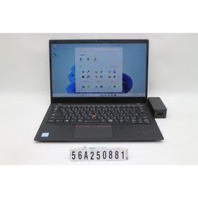ノートパソコン Lenovo ThinkPad X1 Carbon 6th Gen Core i5 8250U 1.6GHz/8GB/256GB(SSD)/14W/FHD(1920x1080)/Win11 画面シミあり