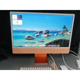 【中古】Apple iMac 24インチ 4.5K Retinaディスプレイ M3(CPU:8C/GPU:10C) 8GB/256GB オレンジ Z19R (M3・2023)【川越クレアモール】保証期間１ヶ月【ランクA】