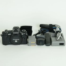 [並品 | シャッター数34,602回｜バッテリー2個付] OLYMPUS OM-D E-M5 Mark II [ボディ ブラック] | マイクロフォーサーズマウント