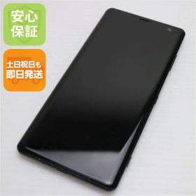 美品 801SO Xperia XZ3 ブラック スマホ 本体 白ロム 土日祝発送OK 02000