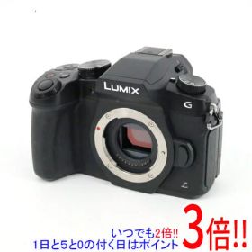 【いつでも2倍！1日と5.0のつく日、18日は3倍！】【中古】Panasonic LUMIX DMC-G8-K ボディ ブラック