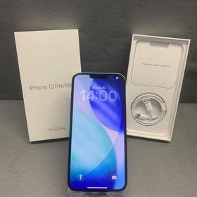 美品 Appleストア版 SIMフリー iPhone13 Pro Max 512GB シエラブルー色