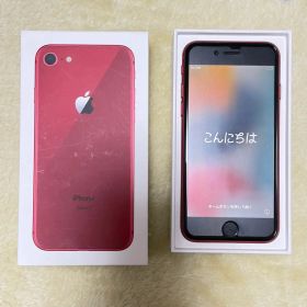 iPhone8 64GBレッドSIMフリー バッテリー83% 動作良好即購入OK