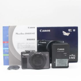 嬉しい本箱(痛み有)・説明書付き！■極上品■ CANON PowerShot SX620 HS ブラック
