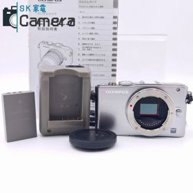 【中古】 OLYMPUS PEN Lite E-PL3 オリンパス ミラーレスデジタルカメラ 手振れOK 電池 充電器付