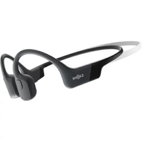 ショックス ワイヤレス 骨伝導イヤホン IP67 最大8時間 USB-C OpenRun Mini SKZ-EP-000038 ブラック系