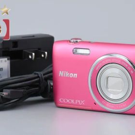 【中古】Nikon ニコン COOLPIX S3500 ストロベリーピンク コンパクトデジタルカメラ