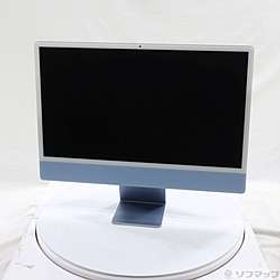 iMac 24-inch Mid-2021 MGPK3J／A Apple M1 8コアCPU_8コアGPU 8GB SSD256GB ブルー