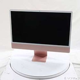 iMac 24-inch Mid-2021 MGPM3J／A Apple M1 8コアCPU_8コアGPU 8GB SSD256GB ピンク 〔26.3 Tahoe〕