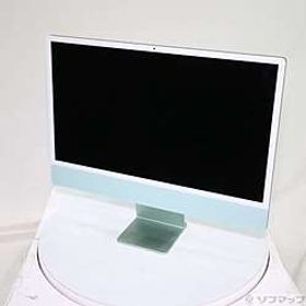 iMac 24-inch Mid-2021 MGPJ3J／A Apple M1 8コアCPU_8コアGPU SSD512GB グリーン