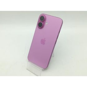 【中古】Apple 国内版 【SIMフリー】 iPhone 16 128GB ピンク MYDT3J/A【OSU301】保証期間１ヶ月【ランクA】