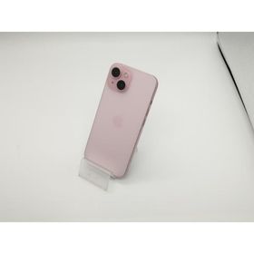 【中古】Apple SoftBank 【SIMフリー】 iPhone 15 128GB ピンク MTMJ3J/A【大須アメ横】保証期間１ヶ月【ランクC】