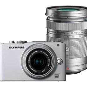 【中古】「非常に良い」OLYMPUS ミラーレス一眼 PEN Lite E-PL3 ダブルズームキット ホワイト E-PL3 DZKIT WHT