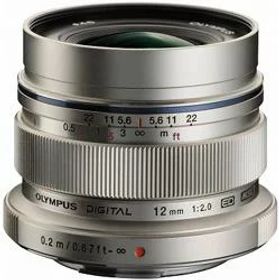【長期保証付】OM SYSTEM M.ZUIKO DIGITAL ED 12mm F2.0 シルバー マイクロフォーサーズマウント 大口径広角単焦点レンズ 4545350036416