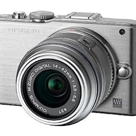 【中古】（非常に良い）OLYMPUS ミラーレス一眼 PEN Lite E-PL3 レンズキット シルバー E-PL3 LKIT SLV
