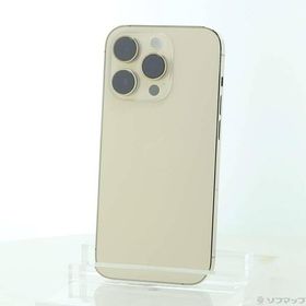 〔中古〕Apple(アップル) iPhone14 Pro 128GB ゴールド MQ073J／A SIMフリー〔247-ud〕