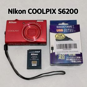 【極美品・スマホ転送OK】ニコン Nikon COOLPIX S6200
