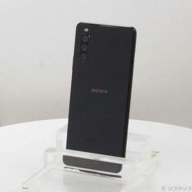 【中古】楽天モバイル Xperia 10 III Lite 64GB ブラック XQ-BT44 楽天 SIMフリー 【377-ud】