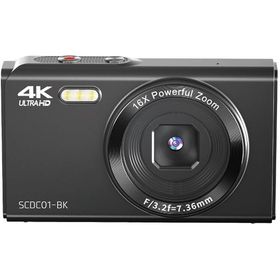 SAC CONNECT 送料無料 4K対応コンパクトデジタルカメラ SCDC01-BK