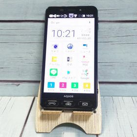 softbank SHARP シンプルスマホ3 509SH ブラック 本体 白ロム SIMロック解除済み SIMフリー 美品 A558355