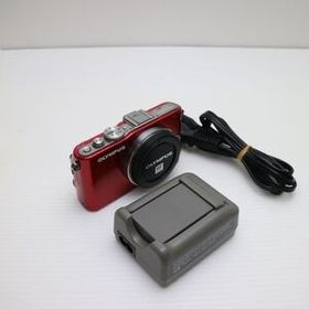 美品 E-PL3 レッド ボディ 即日発送 OLYMPUS デジタル一眼 本体 あすつく 土日祝発送OK