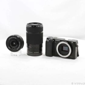 ソフマップ 〔中古品〕 α6000 ILCE-6000Y ブラック ダブルズームレンズキット【258】