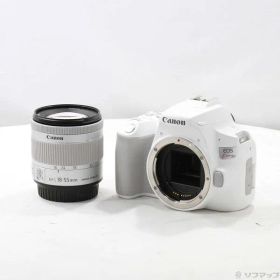 ソフマップ 〔中古品〕 EOS Kiss X10 ホワイト EF-S18-55 IS STM レンズキット【262】
