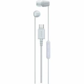 ソニー(SONY) IER-EX15C WZ ホワイト/タイプc/イヤホン/Type-C/イヤホン/有線/バランスの良い音質/小型/リモコン操作 / 4色 / マイク付き/通話可能/クリアな音質 / コード長1.2m / リモコン操作/ソニー独自開発ドラ