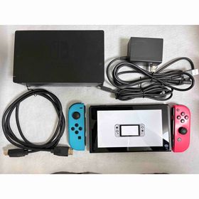 ニンテンドースイッチ(Nintendo Switch)の【動作確認済み】Nintendo Switch 本体＋Joy-Con＋ドック一式(家庭用ゲーム機本体)