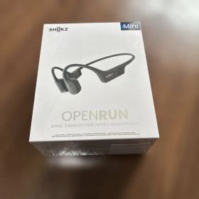 【即購入可】新品未開封_SHOKZ OpenRunMiniブラック骨伝導イヤホン