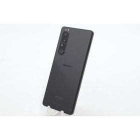[中古]docomo Sony Mobile Xperia 1 III 64GB フロストブラック SO-51B 外観ランクB