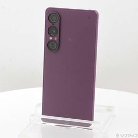 〔中古〕SONY(ソニー) Xperia 1 VII 256GB オーキッドパープル SOG15 au SIMフリー〔377-ud〕