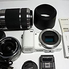 【中古-非常に良い】ソニー SONY ミラーレス一眼カメラ α NEX-5Rダブルズームレンズキット ホワイト NEX-5RY/W