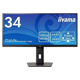 ProLite 34型 ワイド液晶ディスプレイ XUB3493WQSU-B6(3440x1440/IPS方式パ...