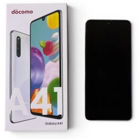 docomo GALAXY A41 SC-41A ホワイト バッテリー89% 箱