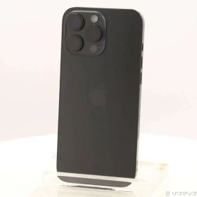ソフマップ 〔中古品〕 iPhone16 Pro Max 512GB ブラックチタニウム MYWL3J／A SIMフリー【377】