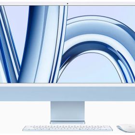 【新品】iMac 24インチ Retina 4.5Kディスプレイモデル MQRR3J/A [ブルー] 4549995399455