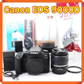 Canon EOS 9000D 一眼レフカメラ スマホ転送 シングルレンズセット