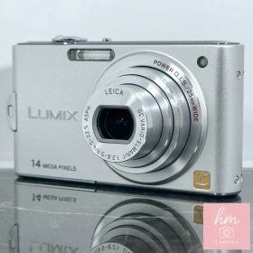 【美品】Panasonic LUMIX DMC-FX66 プレシャスシルバー コンパクトデジタルカメラ 1210万画素 広角25mm 光学5倍ズーム MEGA O.I.S. おまかせiA ライカレンズ パナソニック