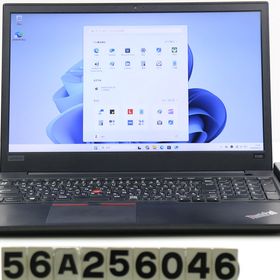 Lenovo ThinkPad E580 Core i5 8250U 1.6GHz/8GB/256GB(SSD)/15.6W/FHD(1920x1080)/Win11 【中古】