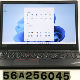 Lenovo ThinkPad E580 Core i5 8250U 1.6GHz/8GB/256GB(SSD)/15.6W/FHD(1920x1080)/Win11 【中古】