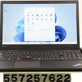 Lenovo ThinkPad E580 Core i3 8130U 2.2GHz/8GB/256GB(SSD)/15.6W/FHD(1920x1080)/Win11 【中古】