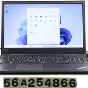 Lenovo ThinkPad E580 Core i5 8250U 1.6GHz/8GB/256GB(SSD)/15.6W/FHD(1920x1080)/Win11 【中古】