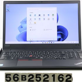 Lenovo ThinkPad E580 Core i5 8250U 1.6GHz/8GB/256GB(SSD)/15.6W/FHD(1920x1080)/Win11 【中古】